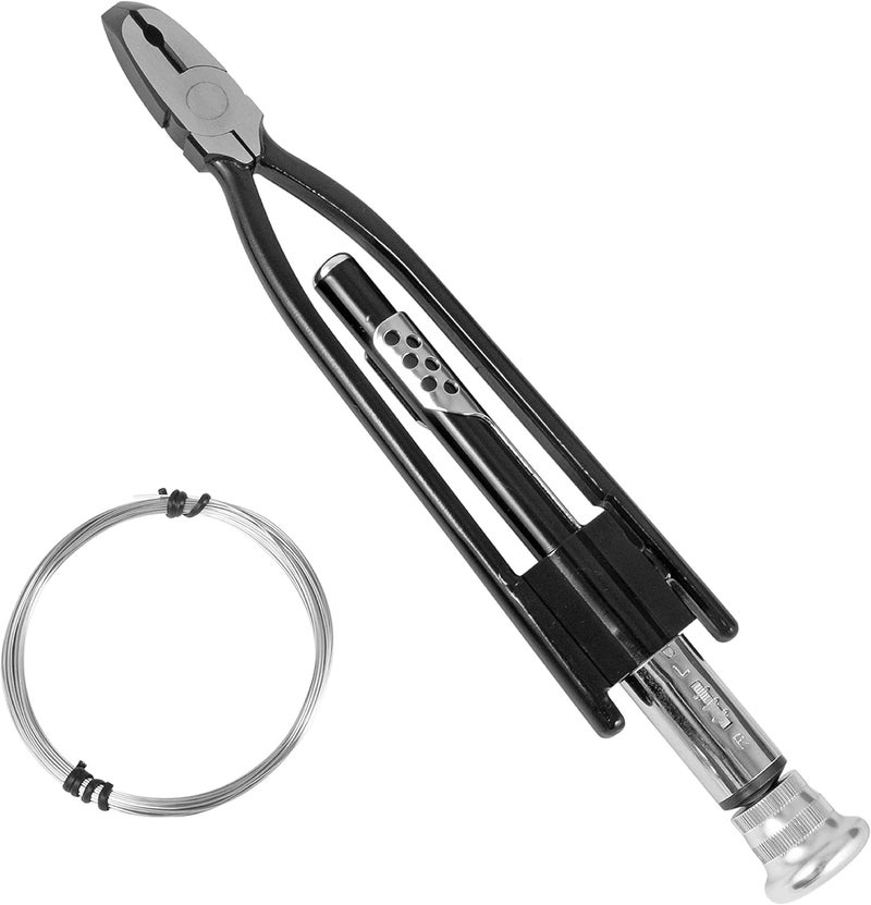 OEMTOOLS 22662 9 Inch Reversible Wire Twister Pliers with Steel Wire, Left and Right Twists, Aviation Pliers, Automotive Wire Tools, Pliers for Mechanics - Image 1